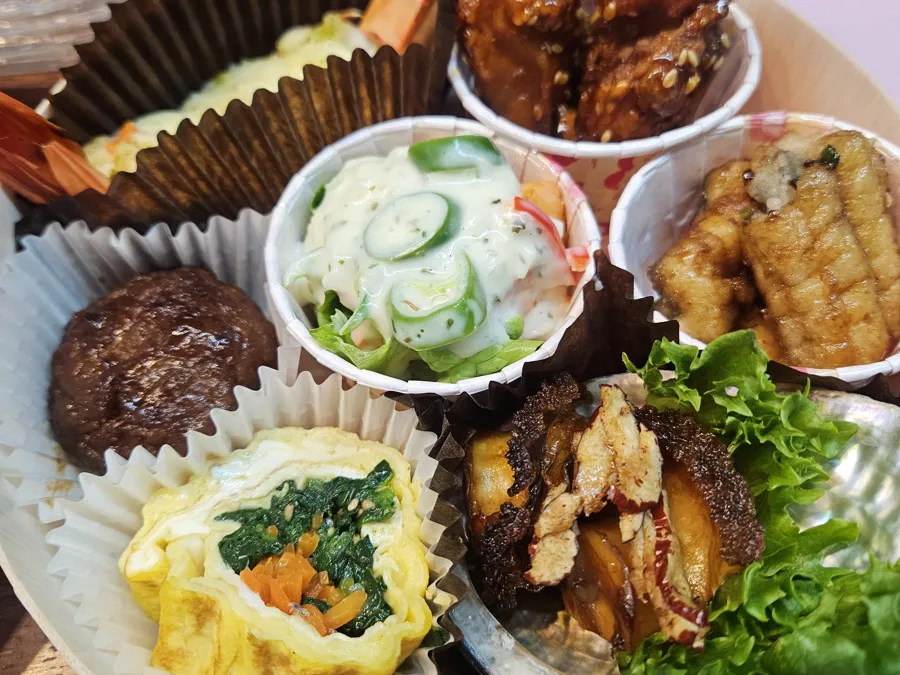 한식도시락 칸별 반찬 컵 전 구이 담음 서울·경기